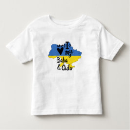 Ukrainisches Baby I Liebe My Baba Gido Kleidung Kleinkind T-shirt