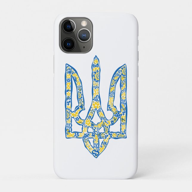 Ukrainisches Emblem trident tryzub ethnisch Case-Mate iPhone Hülle (Rückseite)