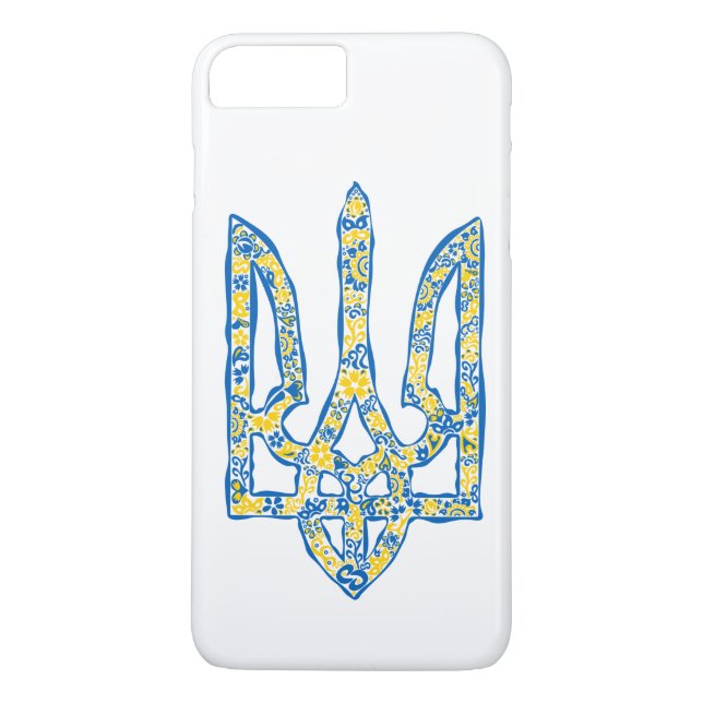 Ukrainisches Emblem trident tryzub ethnisch Case-Mate iPhone Hülle (Rückseite)