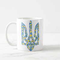 Ukrainisches Emblem trident tryzub ethnisch