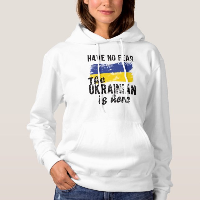 Ukrainisches Erbe Ukraine Roots Ukrainische Flagge Hoodie (Vorderseite)