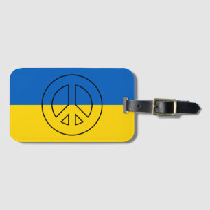 ukrainisches Friedenszeichen Gepäckanhänger
