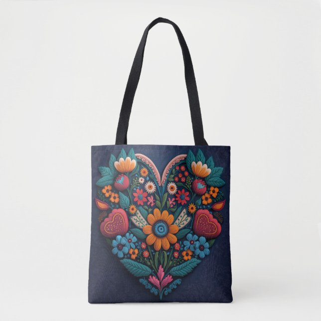 Ukrainisches Herz der Blume (Vorderseite)