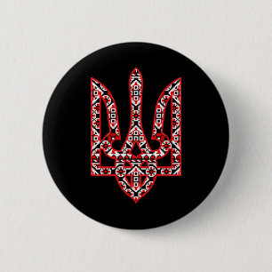 Ukrainisches Kraut Vyshyvanka-Mantel Kunst Ukraini Button