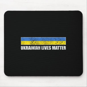 Ukrainisches Leben Problem Ukraine-Flagge Mousepad