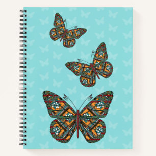 Ukrainisches MonarchspiralNotebook Notizbuch