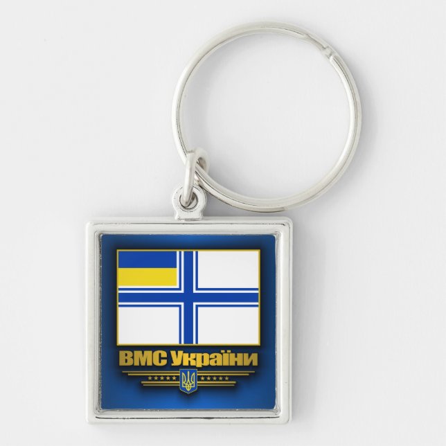 ukrainisches Naval Schlüsselanhänger (Vorne)