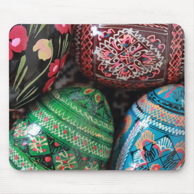 Ukrainisches pysanky - Ostereier Mousepad (Vorne)