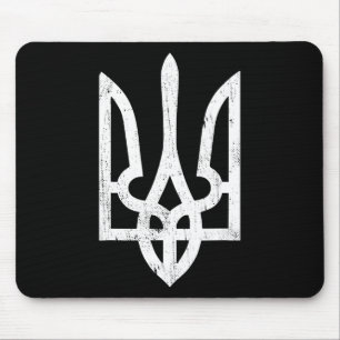 Ukrainisches Tryzub-Symbol - Ukraine Dreizack Für  Mousepad