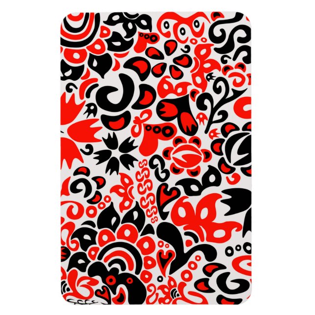 Ukrainisches Volkskunst-Blumenmuster Magnet (Vertikal)
