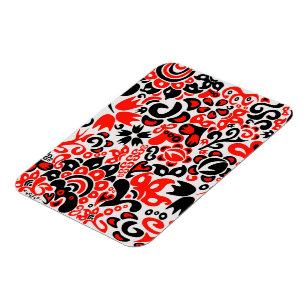 Ukrainisches Volkskunst-Blumenmuster Magnet