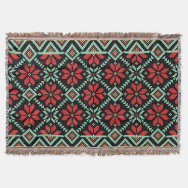 Ukrainisches Volksmuster Throw Blanket Decke