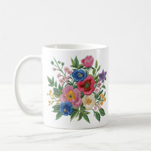Ukrainisches Vushuvanka-Volkskunstmuster Kaffeetasse