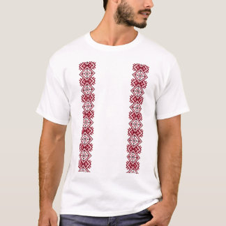 Ukrainisches Vyshyvanka besticktes T-Shirt