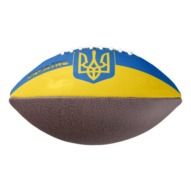 ukrainisches Wappen Football (Gedreht 270)