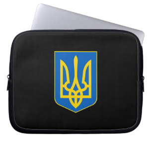 Ukrainisches Wappen Laptopschutzhülle