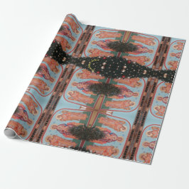 Ukrainisches Weihnachtspapier Geschenkpapier