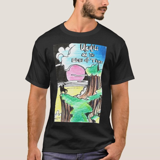 Ukulele am Rand der Zeit T-Shirt (Vorderseite)