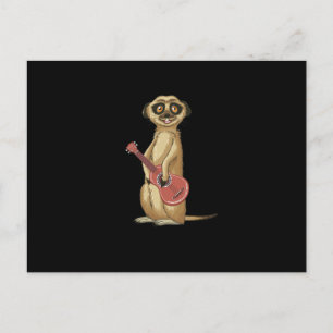 Ukulele Animal Uke Player Musikgeschenk Postkarte