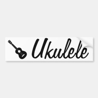 Ukulele-Autoaufkleber Autoaufkleber