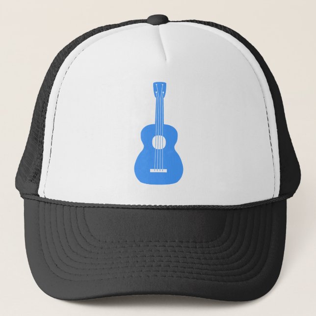 Ukulele - Baby Blue Truckerkappe (Vorderseite)