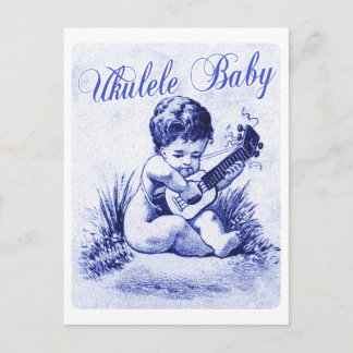 Ukulele Baby Postkarte