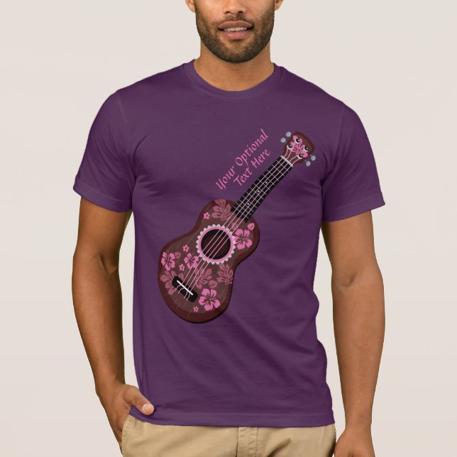 Ukulele benutzerdefinierte Text-Shirts & Jacken (Vorderseite)