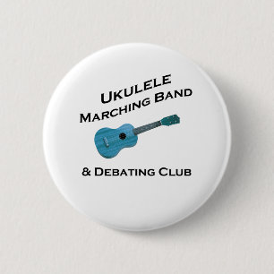 Ukulele-Blaskapelle u. debattieren Verein Button