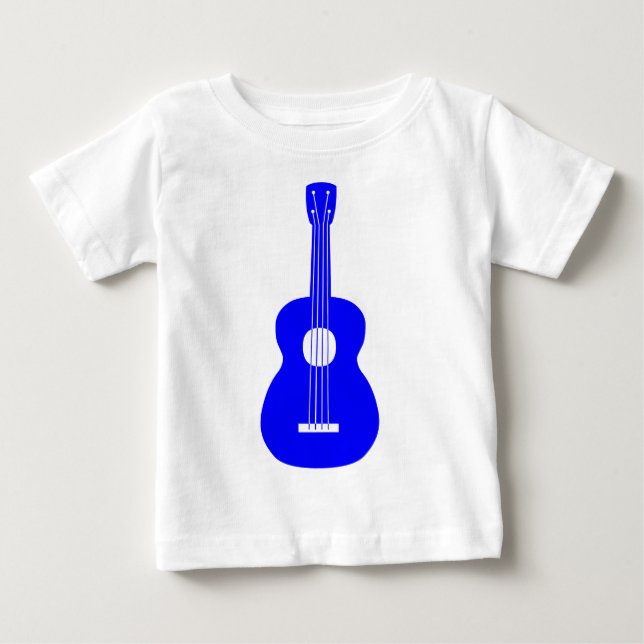 Ukulele - Blau Baby T-shirt (Vorderseite)