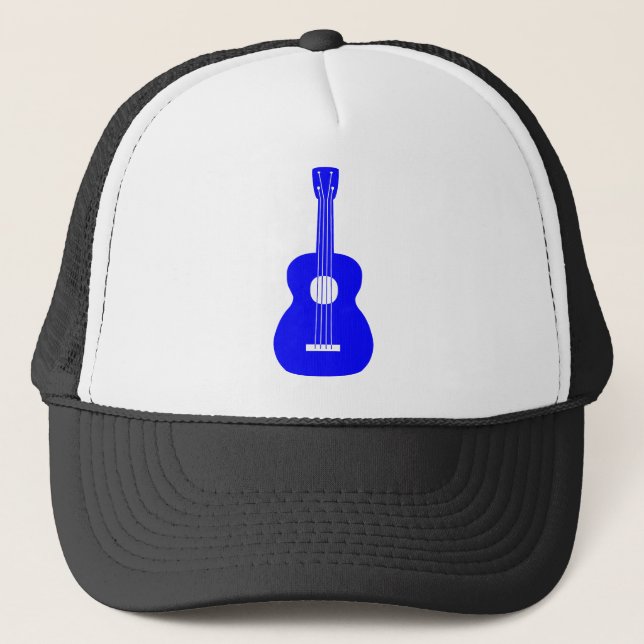 Ukulele - Blau Truckerkappe (Vorderseite)
