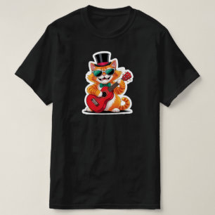 Ukulele Cat Serenade T-Shirt