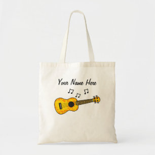 Ukulele Custom Tote Bag Uke Player Musician Gesche Tragetasche