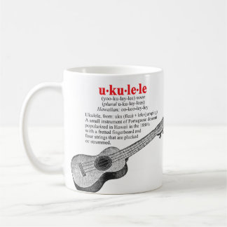Ukulele-Definitions-Tasse Kaffeetasse