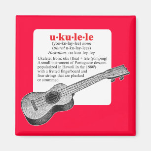 Ukulele-Definitionsmagnet Magnet