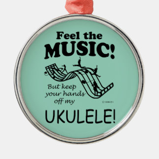 Ukulele Feel Musik Ornament Aus Metall