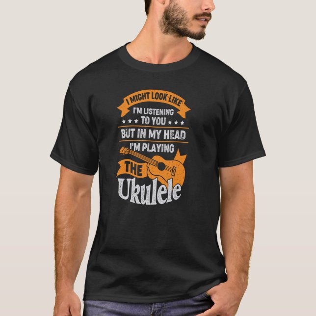 Ukulele für einen Ukulele-Spieler T-Shirt (Vorderseite)