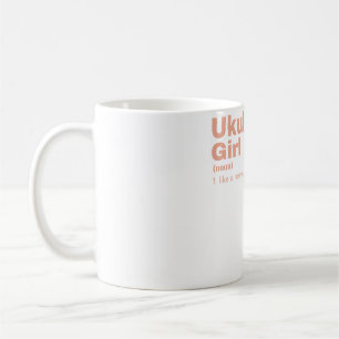 Ukulele Girl - Ukulele  Kaffeetasse