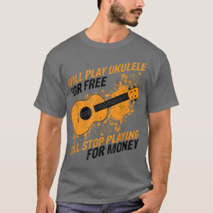 Ukulele Gitarren-Konzert Gitarrist Geschenk für Mu T-Shirt