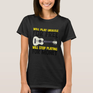 Ukulele Gitarrenmusik Musiker Gitarrist Für Musik T-Shirt