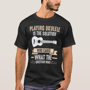 Ukulele Hawaii Ukulele Spieler Kleine Gitarre T-Shirt