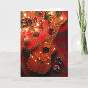 Ukulele Holiday Card Feiertagskarte