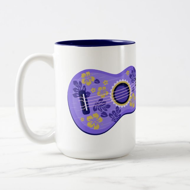 Ukulele individuelle Name Tasse (Links)
