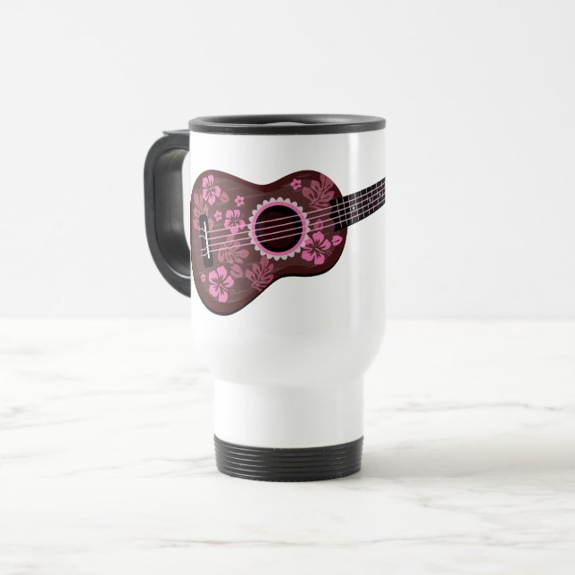 Ukulele individuelle Name Tasse (Vorderseite Links)