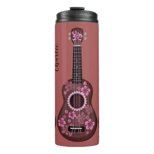 Ukulele individuelle Name tumbler Thermosbecher