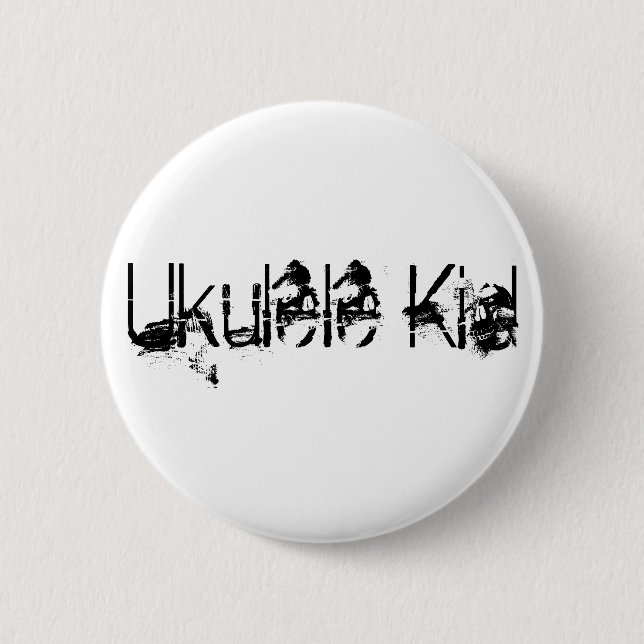 Ukulele-Kind Button (Vorderseite)