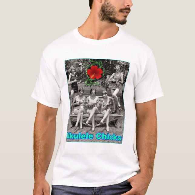 Ukulele-Küken T-Shirt (Vorderseite)