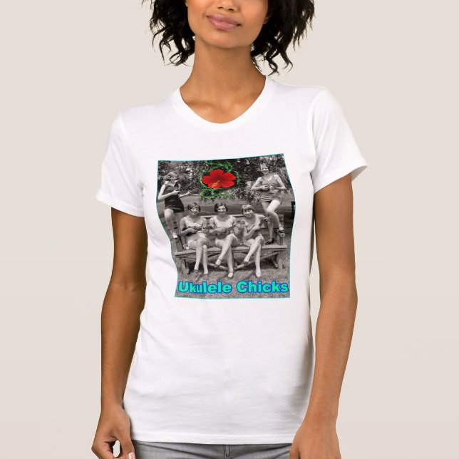 Ukulele-Küken T-Shirt (Vorderseite)