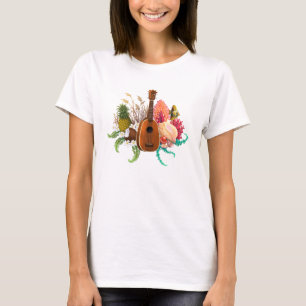 Ukulele-Land-u. Seeananas T-Shirt