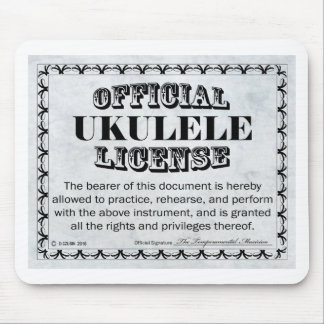Ukulele-Lizenz Mousepad