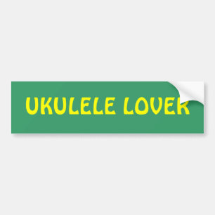UKULELE LOVER Autoaufkleber
